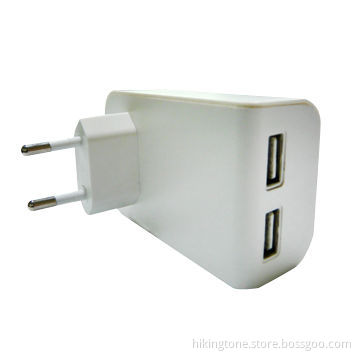USB Wall Charger with CE, FCC, RoHS Certificates